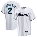 Miami Marlins Replica White Jersey MLB Vintage Snapback Baseball Cap Adjustable Streetwear Hat